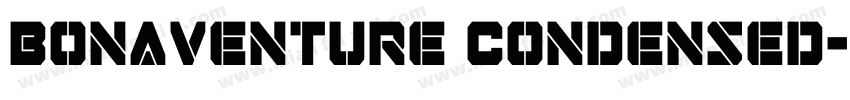 Bonaventure Condensed字体转换